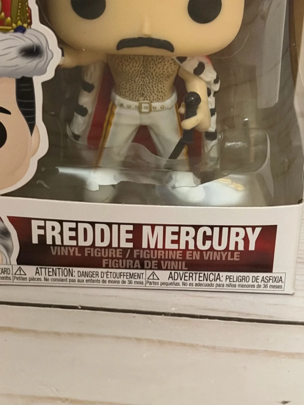 Funko Pop Rocks FREDDIE MERCURY Queen Vinyl Figure 184 - Picture 4 of 11